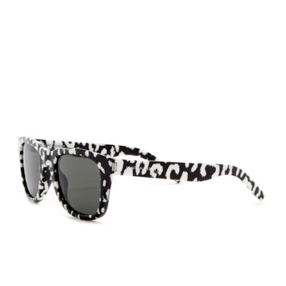 SAINT LAURENT Black & White SL51PRINTS Sunglasses - Picture 2 of 8